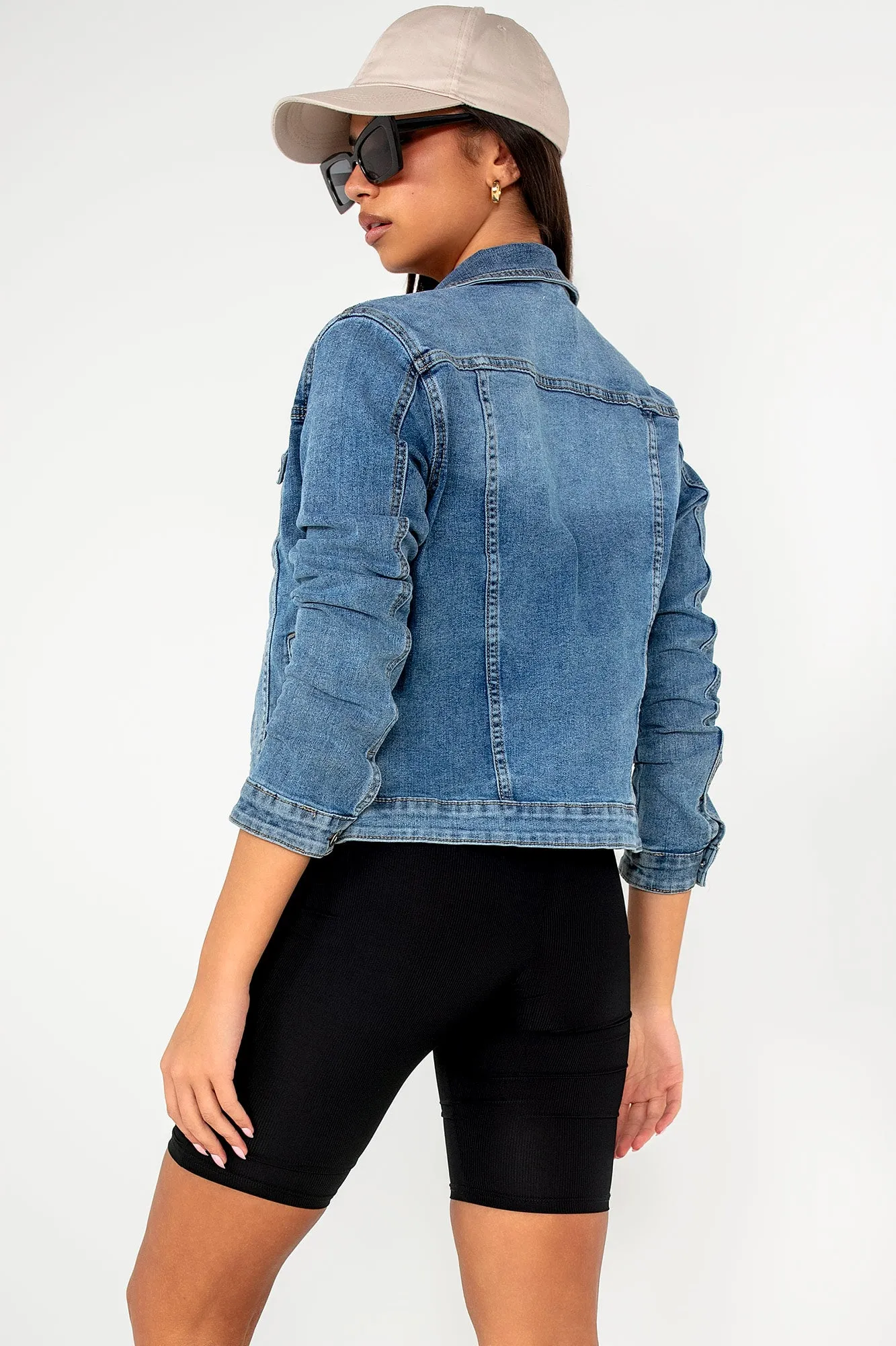 Camila Blue Denim Jacket sold by Va Va Voom product image thumbnail 2
