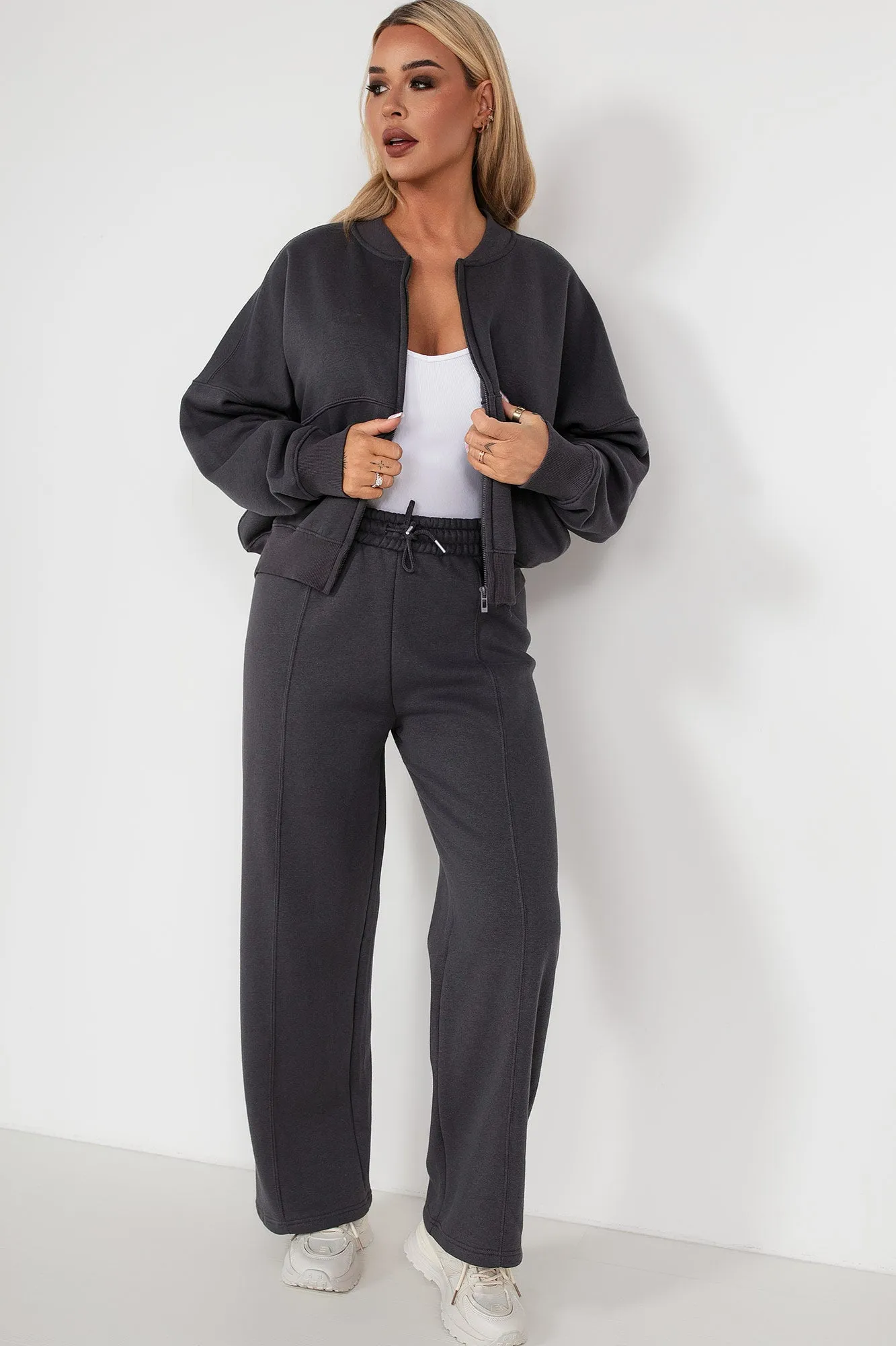 Kylie Charcoal Tracksuit sold by Va Va Voom