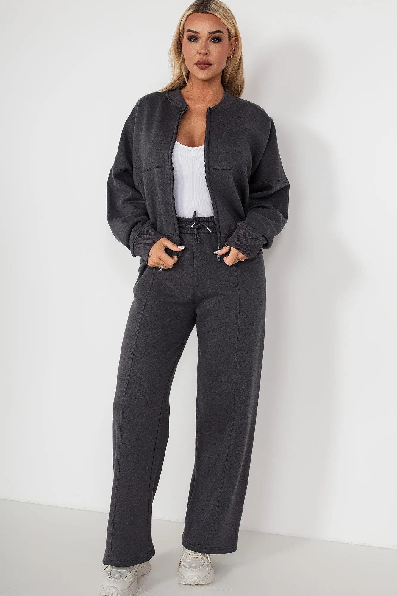 Kylie Charcoal Tracksuit sold by Va Va Voom product image thumbnail 3
