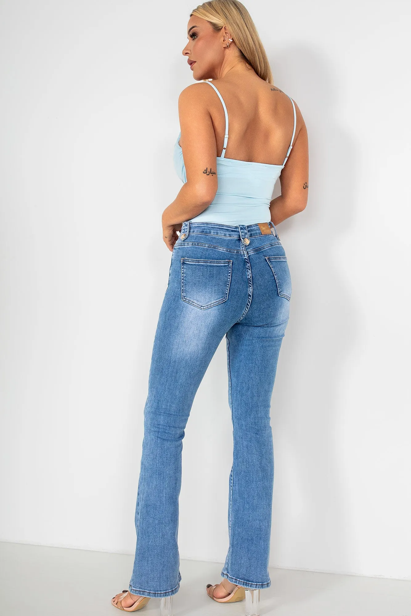 Orella Blue Cami Bodysuit sold by Va Va Voom product image thumbnail 2