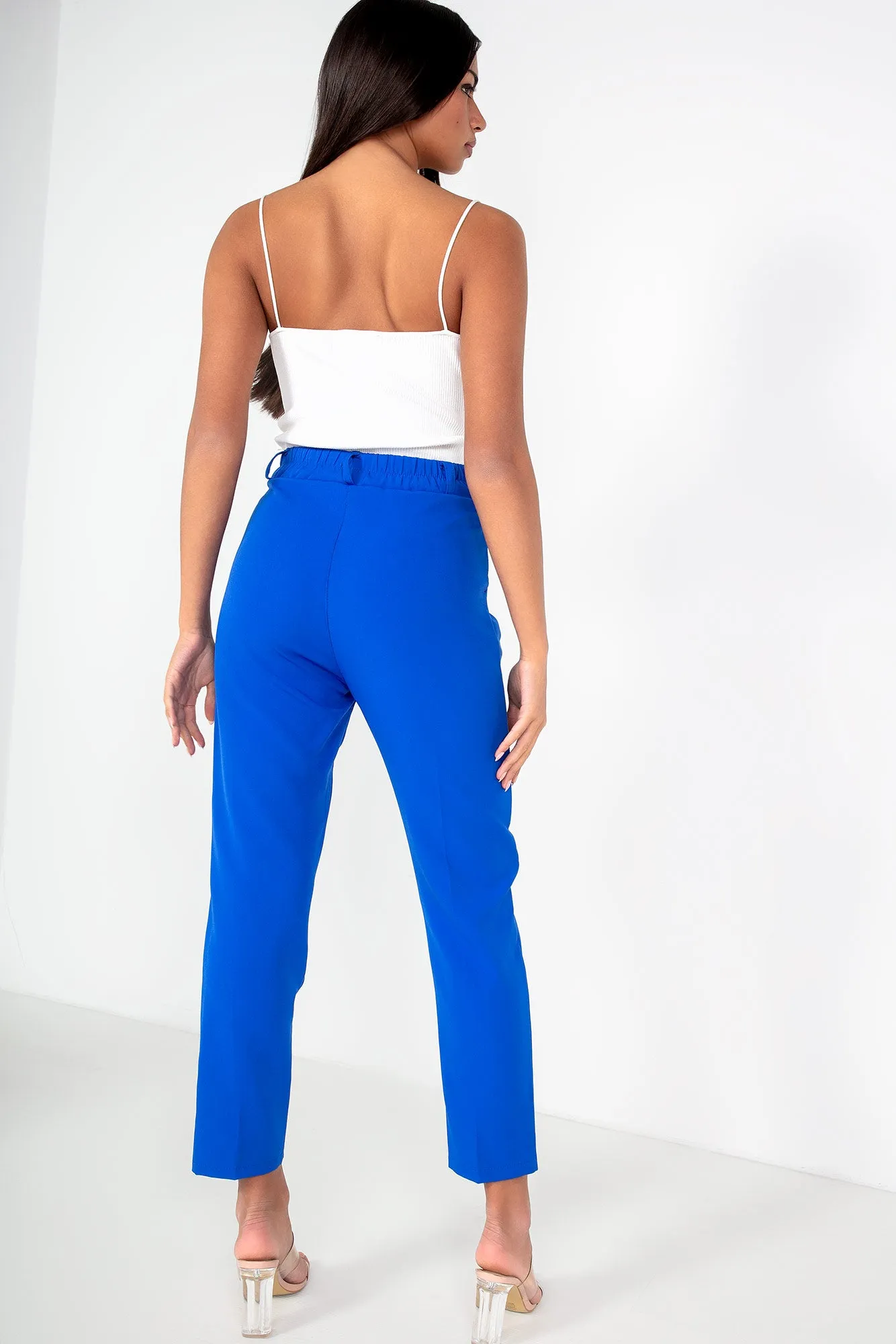 Kenzie White Ribbed Knit Cami Top sold by Va Va Voom product image thumbnail 5