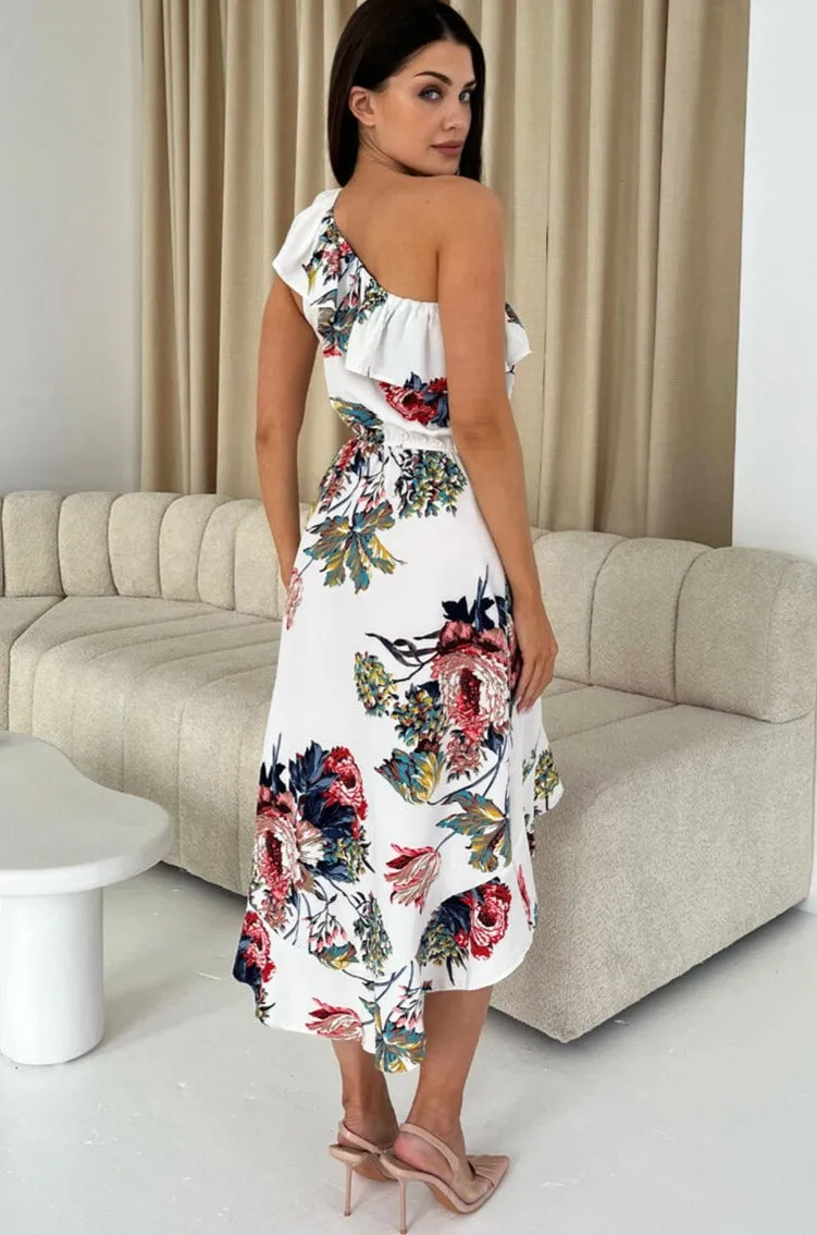 AX Paris Florene White Floral Dress sold by Va Va Voom product image thumbnail 2