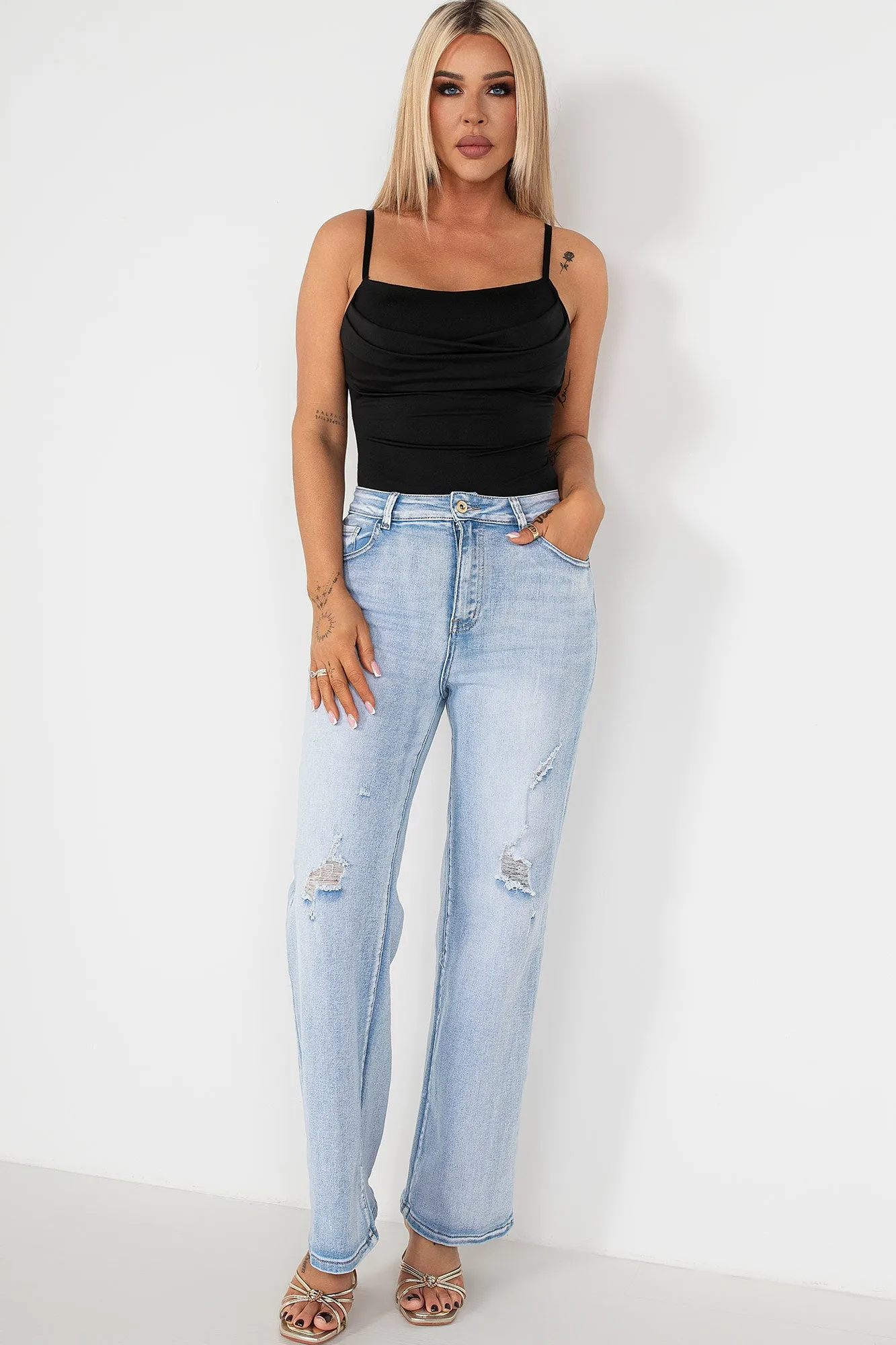 Lucy Black Slinky Bodysuit sold by Vavavoom product image thumbnail 3