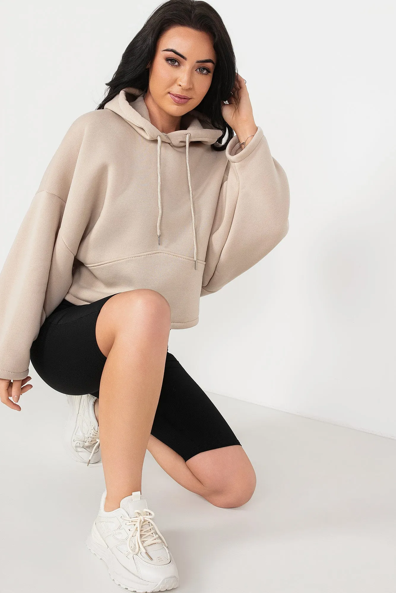 Kellie Stone Cropped Hoodie sold by Va Va Voom product image thumbnail 4