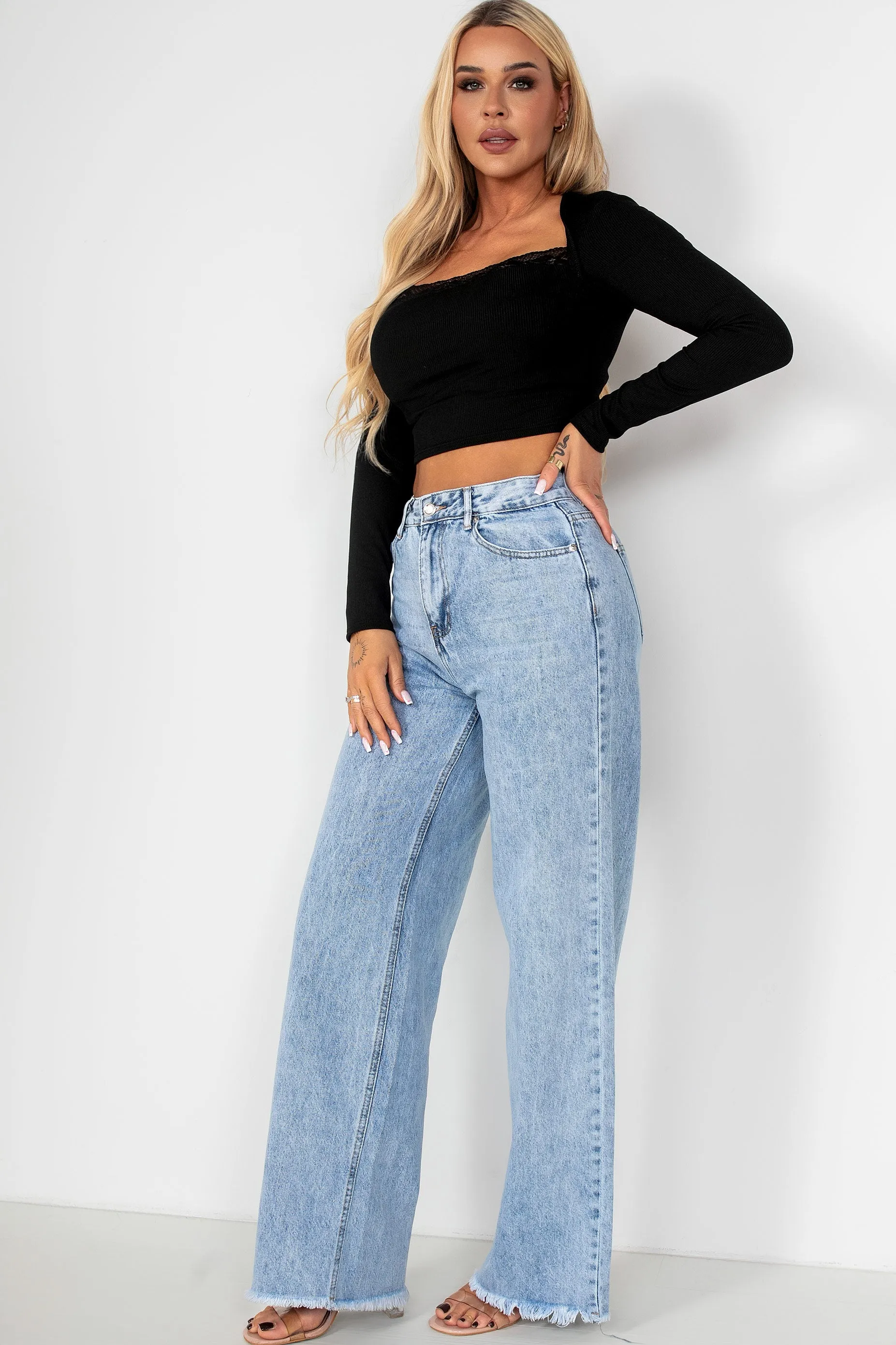 Kayla Black Long Sleeve Top sold by Va Va Voom product image thumbnail 4