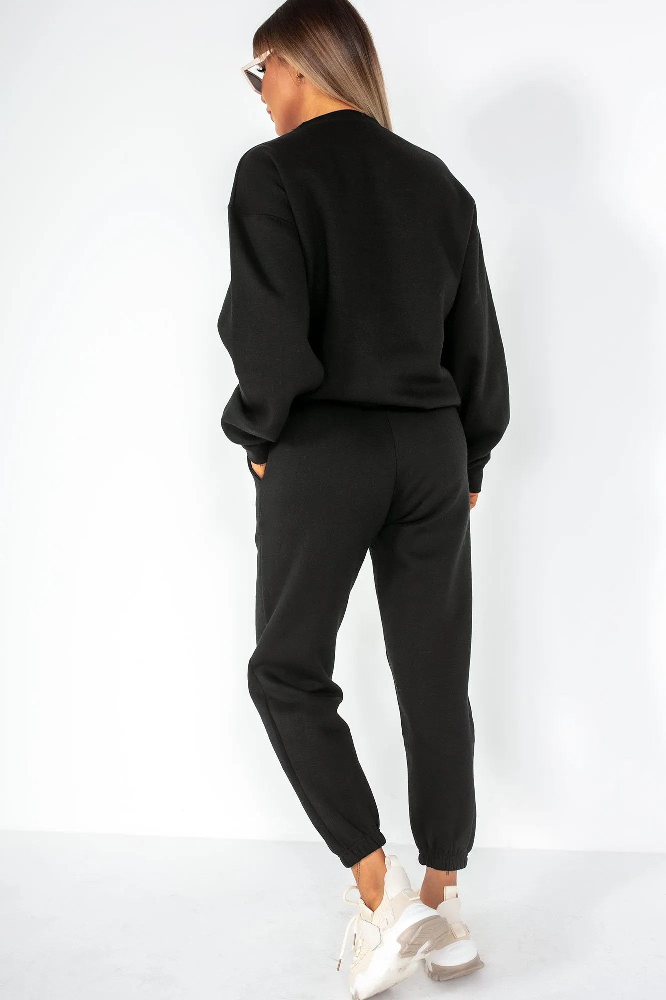 Casia Black 'Los Angeles' Jogger Co Ord sold by Va Va Voom product image thumbnail 2