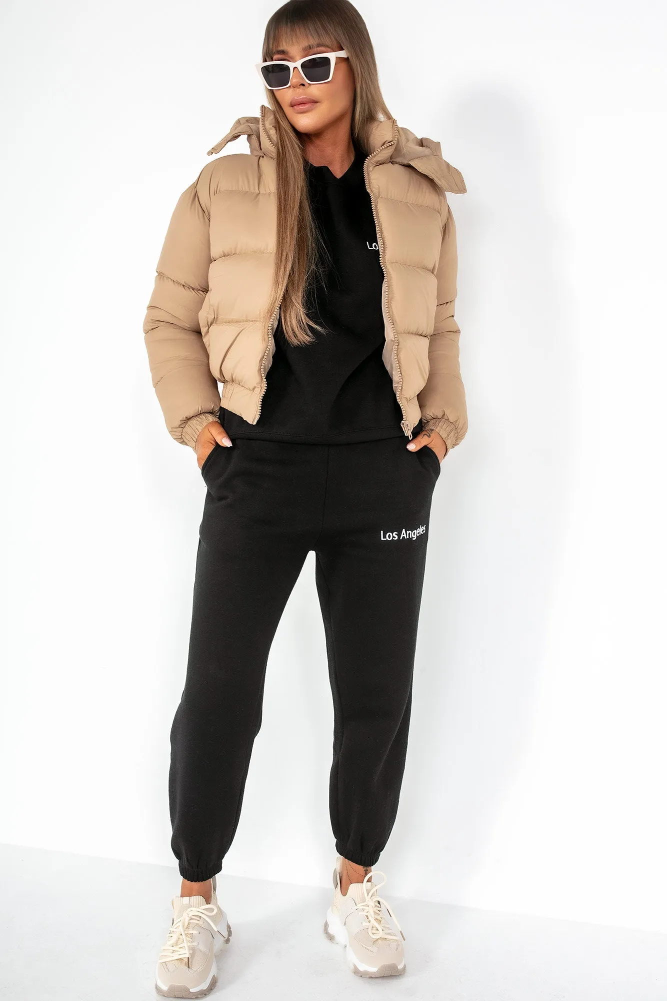 Casia Black 'Los Angeles' Jogger Co Ord sold by Va Va Voom product image thumbnail 5