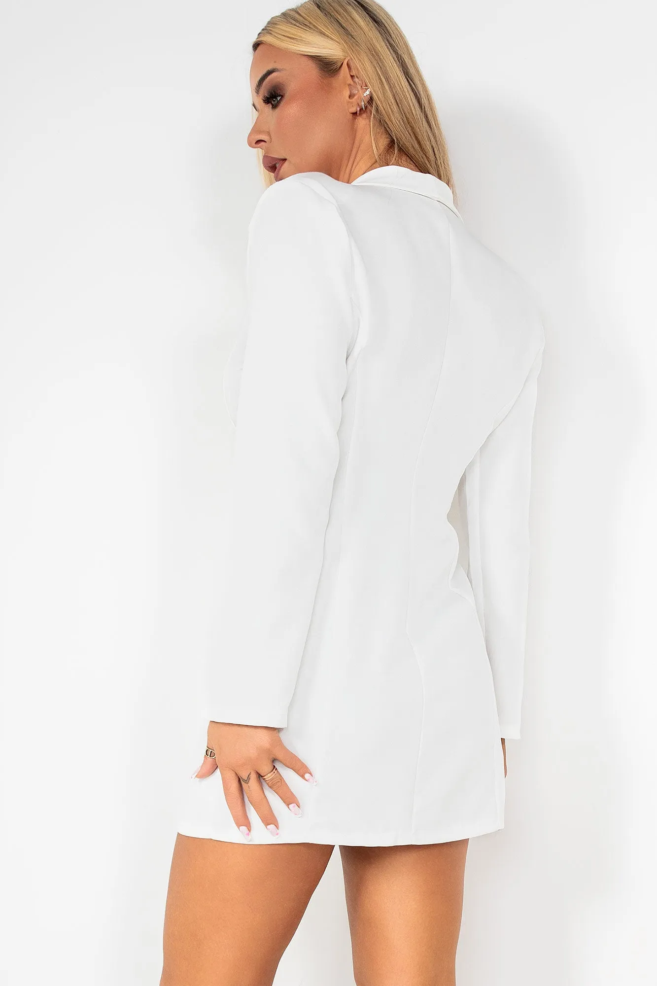 Tammy White Blazer Dress sold by Va Va Voom product image thumbnail 2