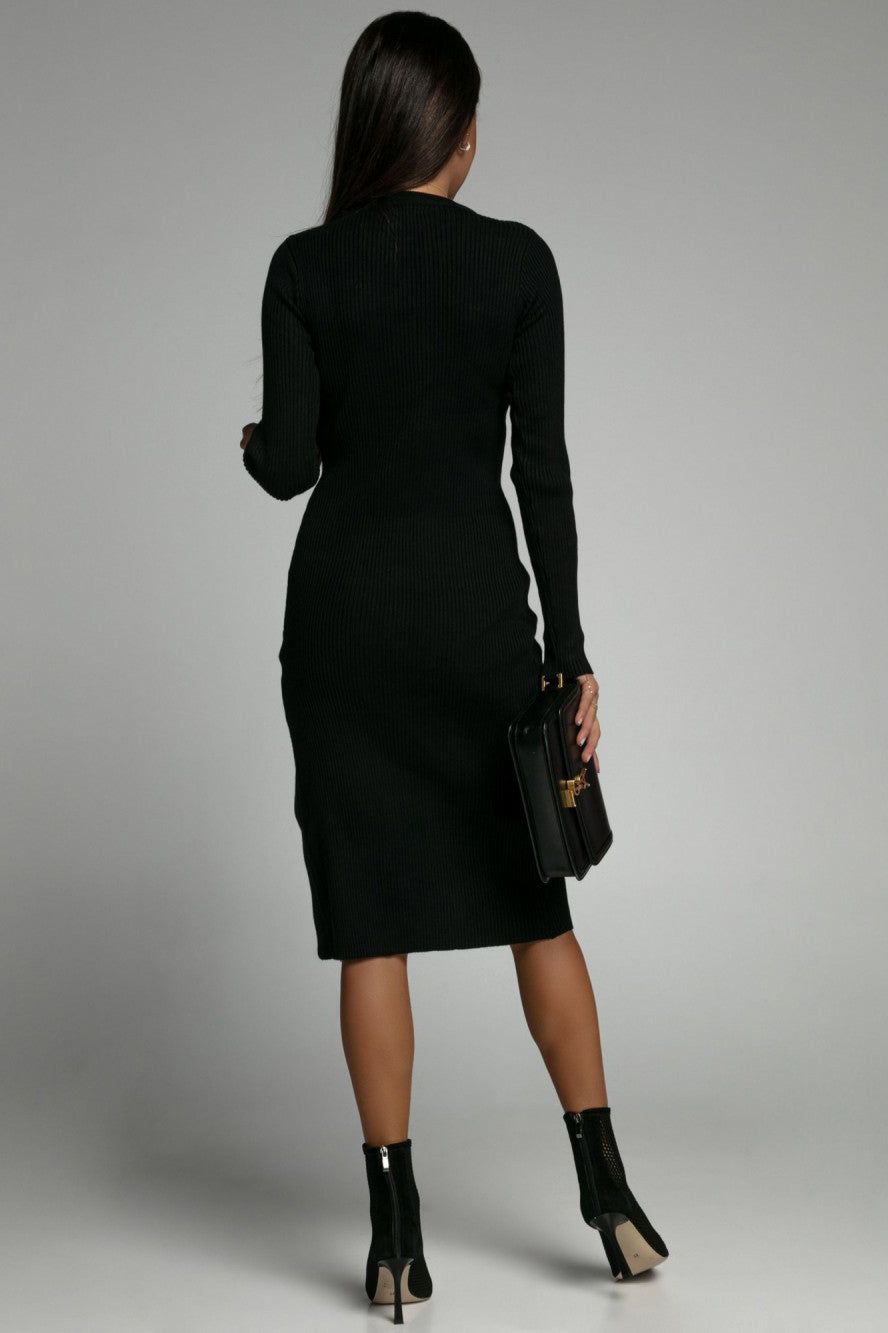 Nelly Black Knit Dress sold by Va Va Voom product image thumbnail 2