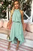 AX Paris Elise Duck Egg Halter Neck Dress sold by Va Va Voom