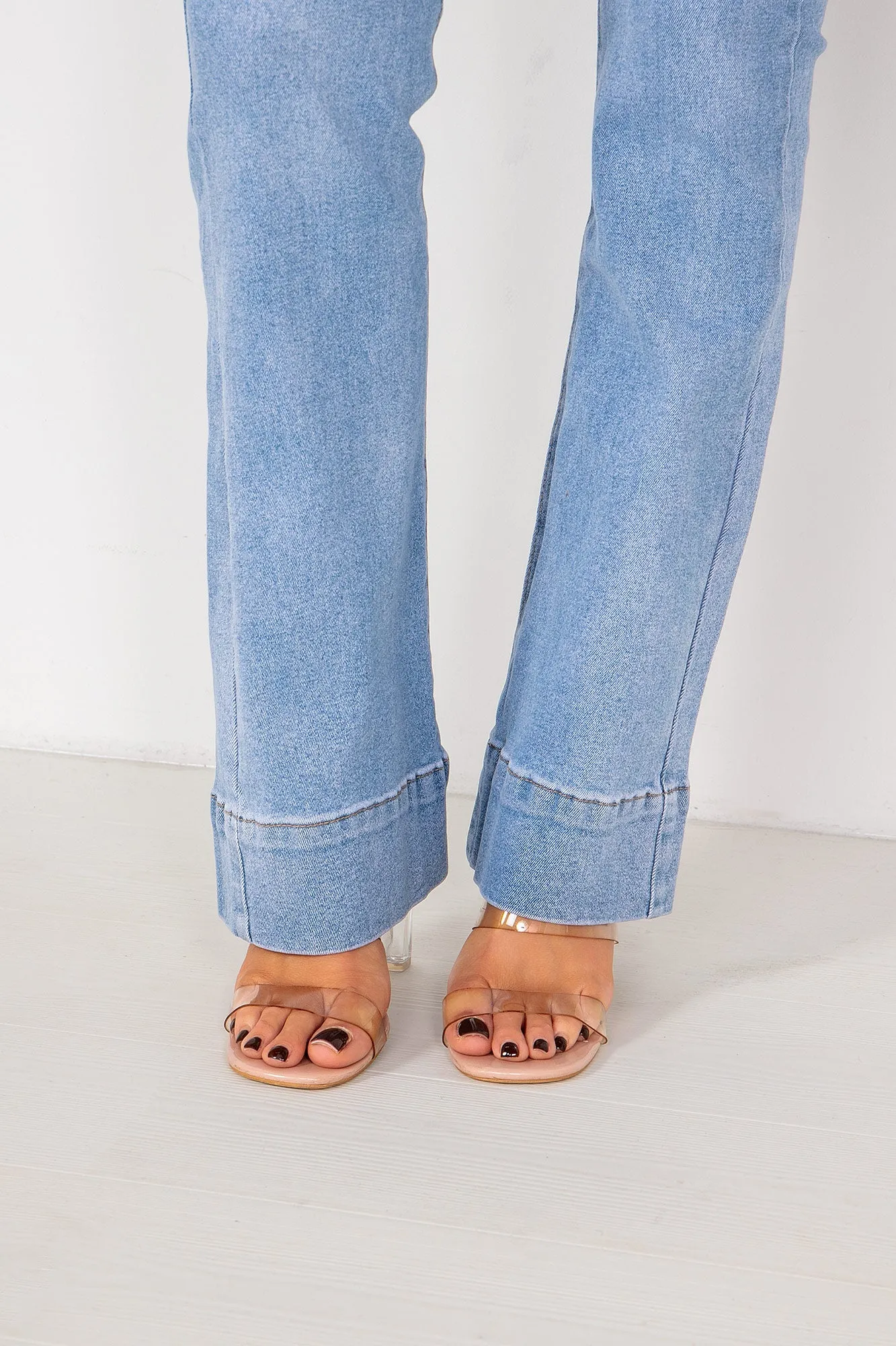 Lydia Blue Flared Jeans sold by Vavavoom product image thumbnail 4