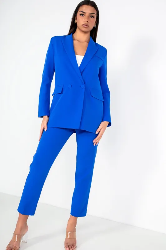 Zolda Royal Blue Suit sold by Va Va Voom