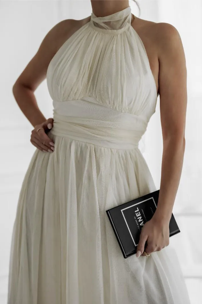 Carla Cream Tulle Dress sold by Va Va Voom product image thumbnail 4