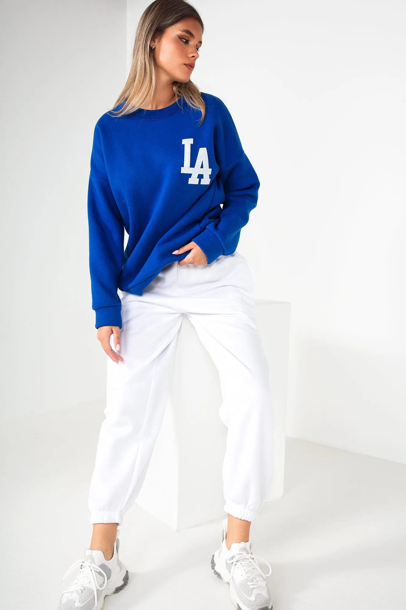 Riley Blue 'LA' Sweatshirt sold by Va Va Voom