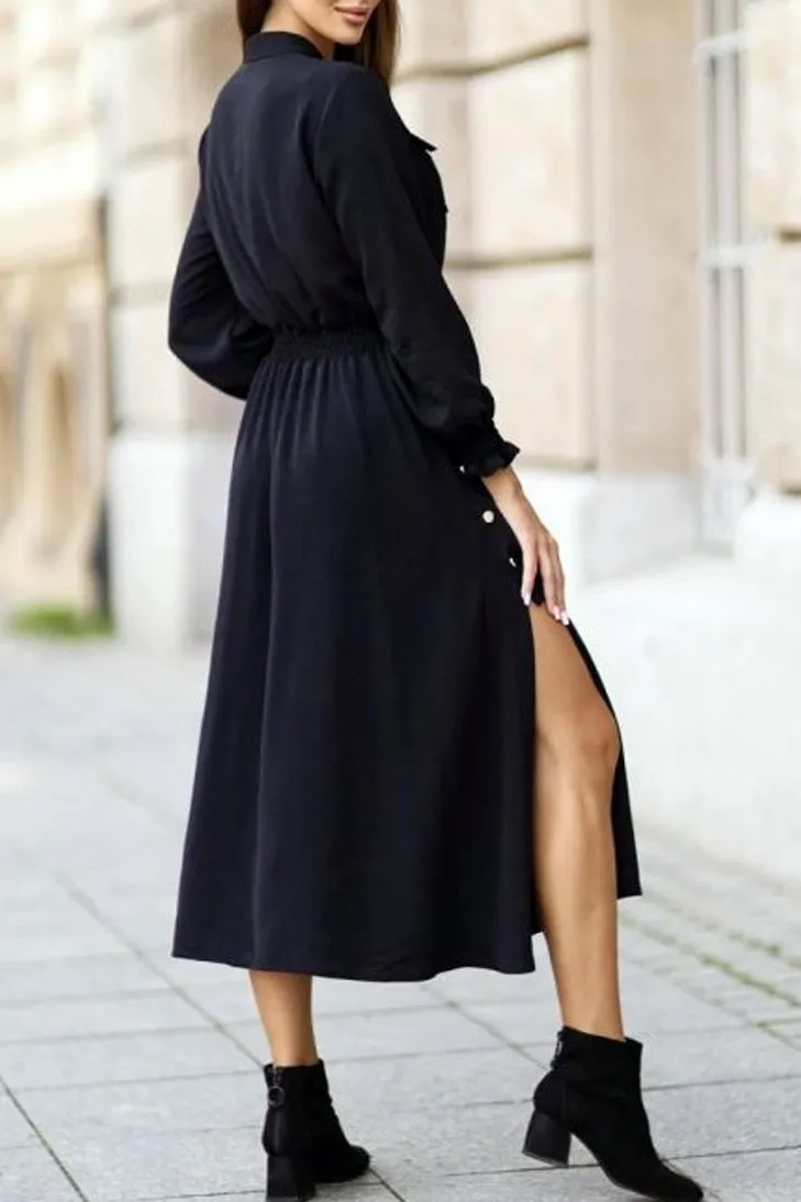 Hollie Black Midi Dress sold by Va Va Voom product image thumbnail 4