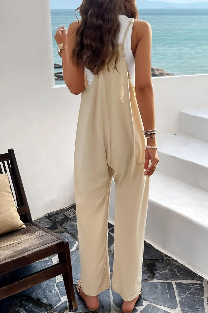 Zuri Stone Slouchy Jumpsuit sold by Va Va Voom product image thumbnail 3