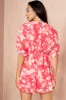 Wrenley Coral Chiffon Print Playsuit sold by Va Va Voom