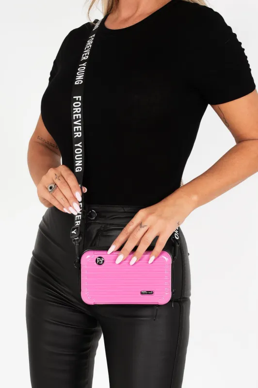 Dawn Bubblegum Pink 'Forever Young' Cross Body Bag sold by Va Va Voom
