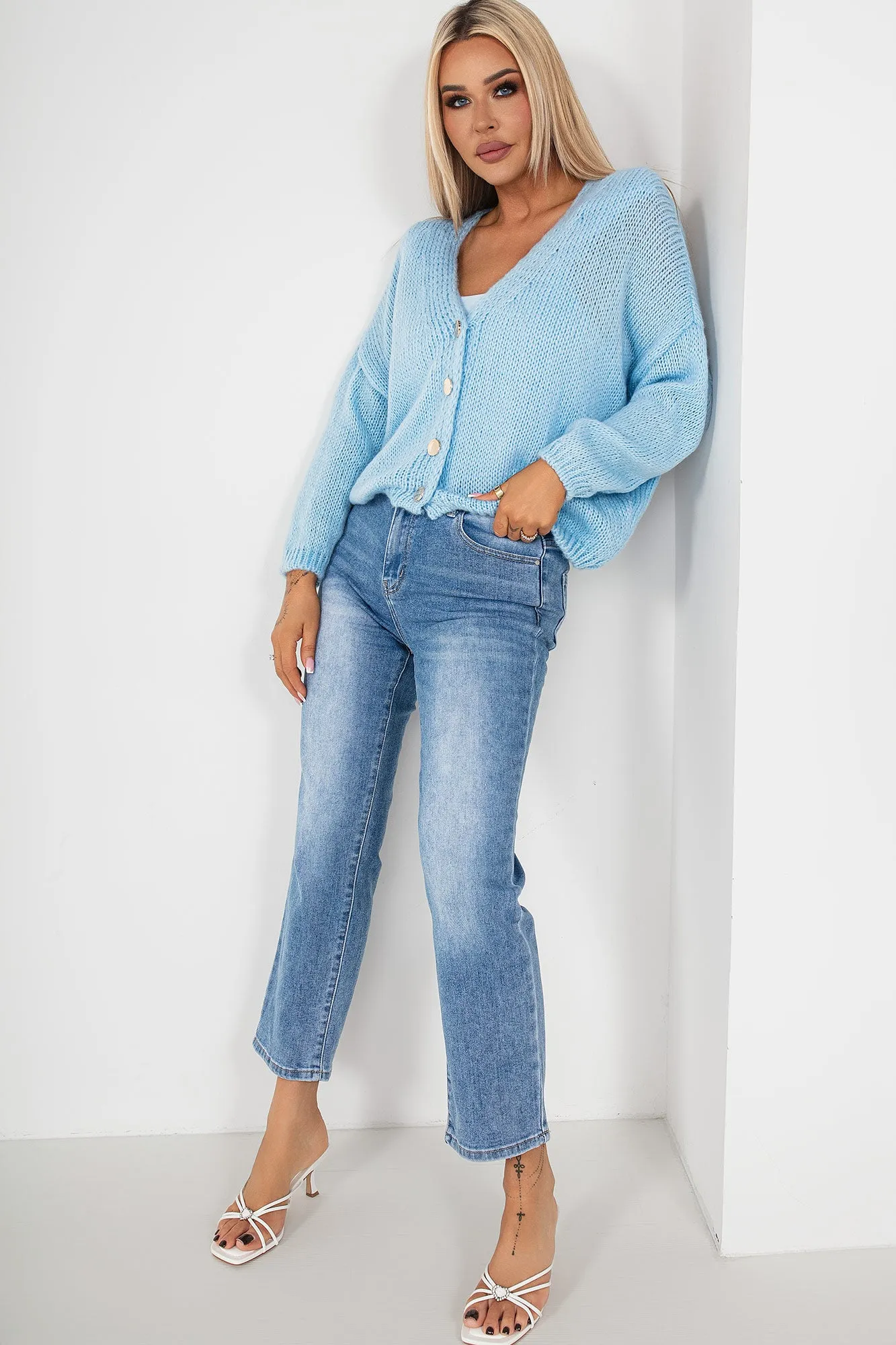 Blossom Blue Straight Leg Jeans sold by Va Va Voom product image thumbnail 5