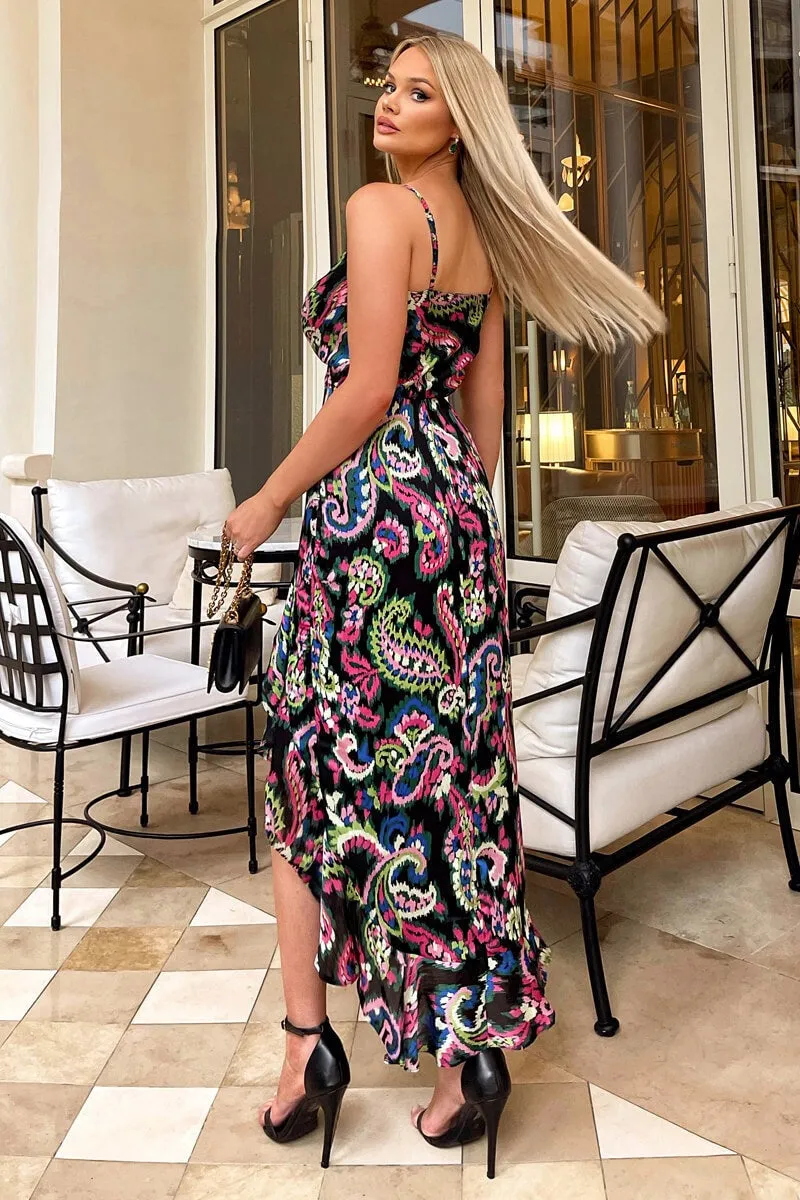 AX Paris Jessica Black Print Dress sold by Va Va Voom product image thumbnail 2