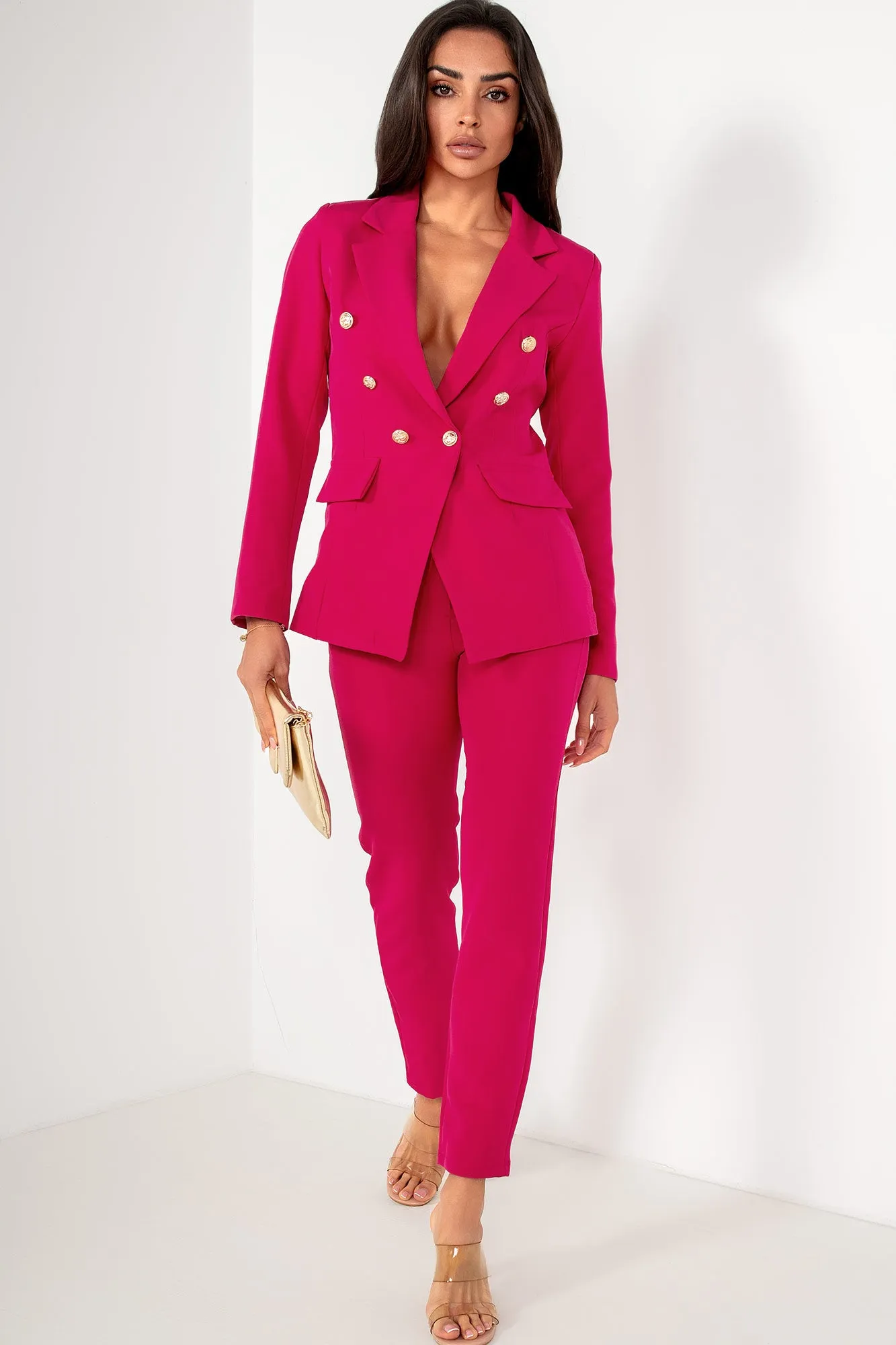 Reese Cerise Pink Suit sold by Va Va Voom product image thumbnail 3
