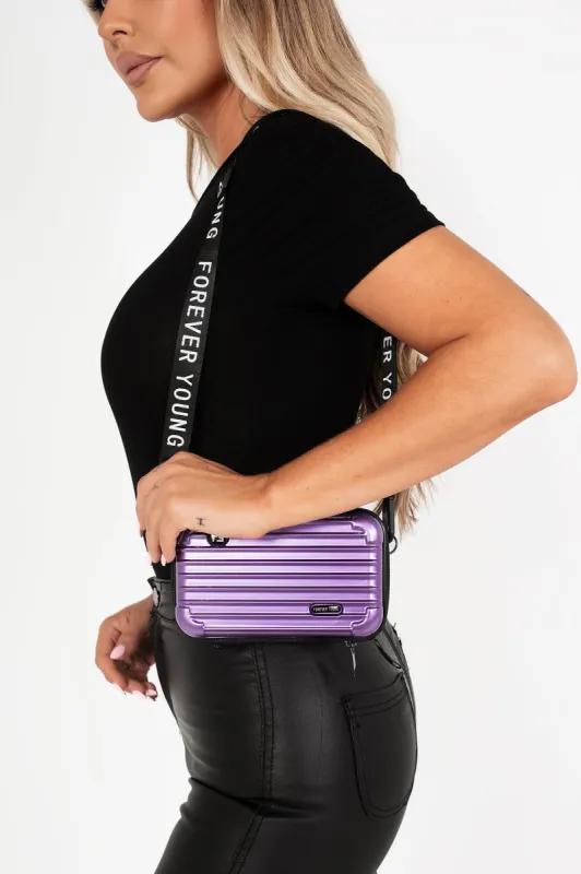 Dawn Purple 'Forever Young' Cross Body Bag sold by Va Va Voom