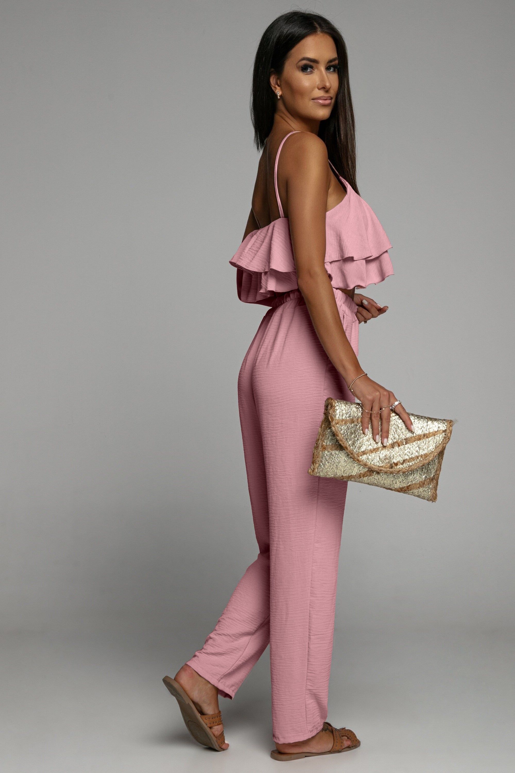 Kyrie Blush Trouser Co Ord sold by Va Va Voom product image thumbnail 2