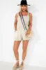 Daniella Stone Linen Playsuit sold by Va Va Voom