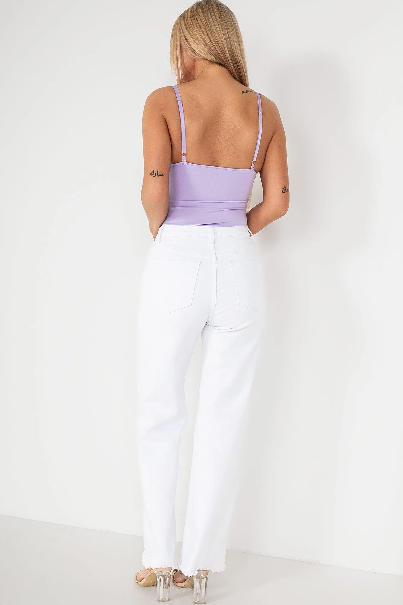 Lucy Lilac Slinky Bodysuit sold by Va Va Voom product image thumbnail 2