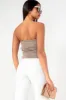 Porcha Taupe Knit Bandeau Top sold by Va Va Voom