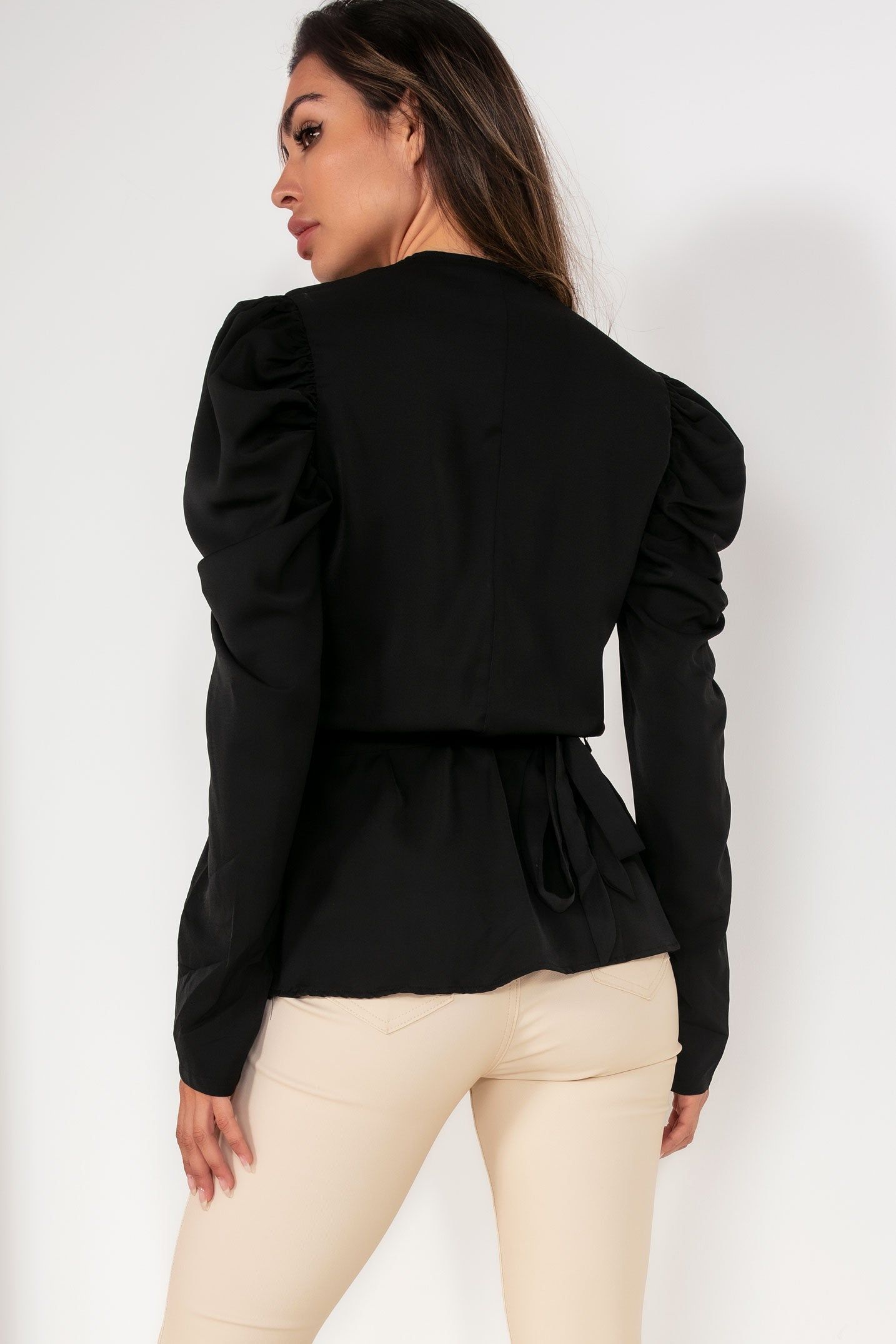 AX Paris Harley Black Wrap Top sold by Va Va Voom product image thumbnail 2