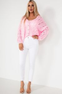 Nellie White Skinny Jeans sold by Va Va Voom