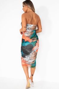 Janelle Multi Mesh Print Dress sold by Va Va Voom