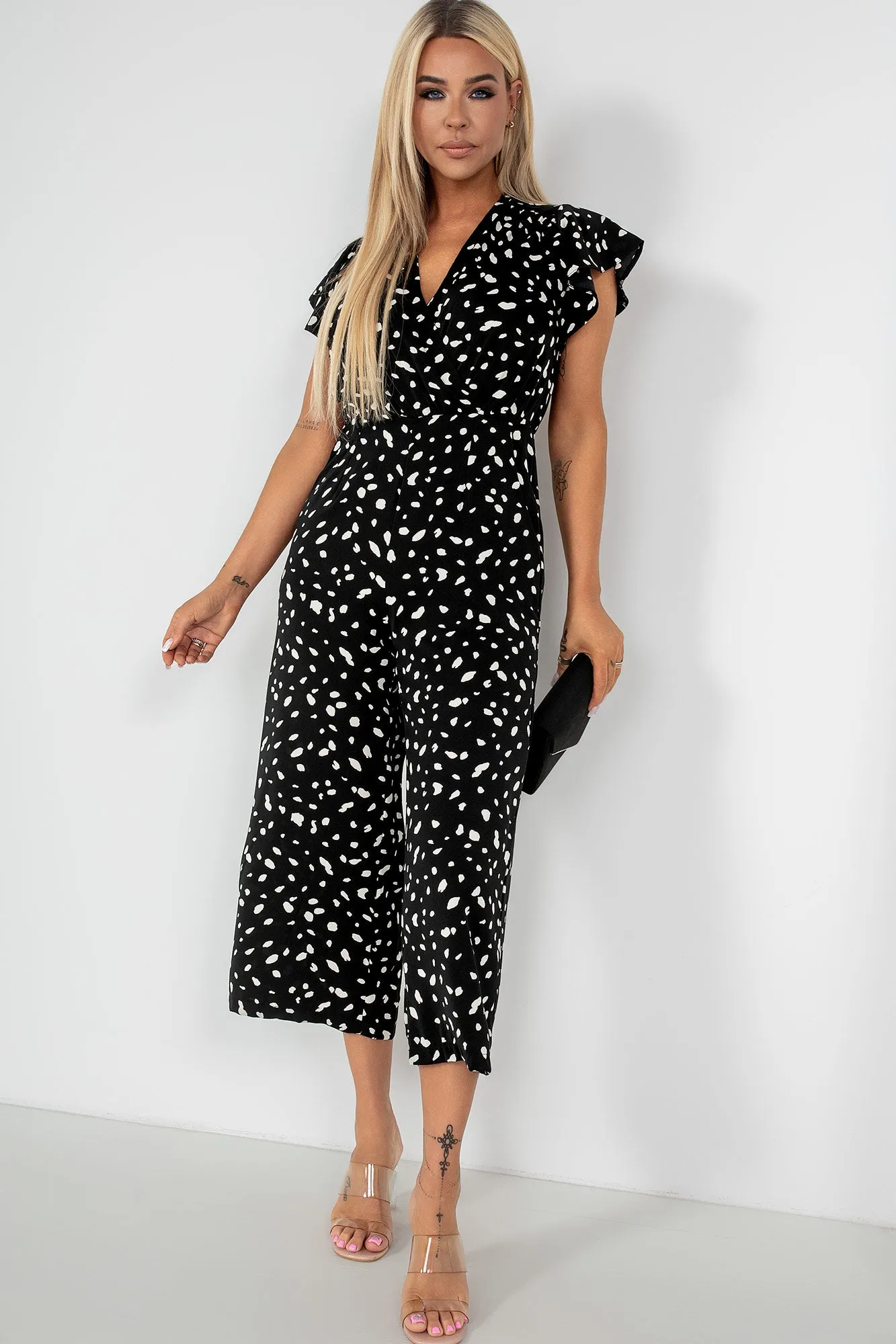 AX Paris Brenley Black Print Jumpsuit sold by Va Va Voom product image thumbnail 3