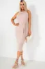Paityn Taupe Ribbed Dress sold by Va Va Voom