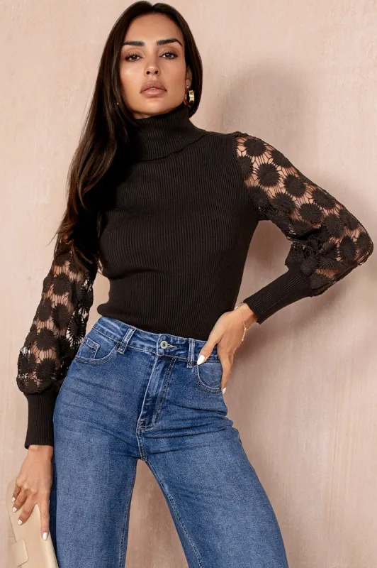 Saffron Chocolate Ribbed Bodysuit sold by Va Va Voom