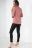 Ayden Blush Leopard Print Cuff Blazer sold by Va Va Voom