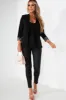 Ayden Black Leopard Print Cuff Blazer sold by Va Va Voom