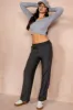 Queta Grey Ribbed Top sold by Va Va Voom