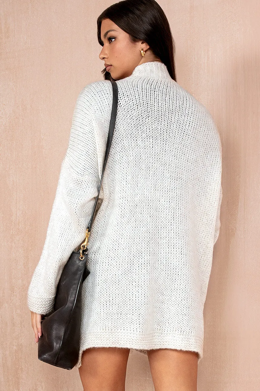 Hayven Stone Knit Cardigan sold by Va Va Voom product image thumbnail 2