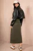 Bertha Black Leather Look Jacket sold by Va Va Voom