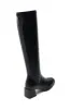 Oline Black Leather Look Boots sold by Va Va Voom