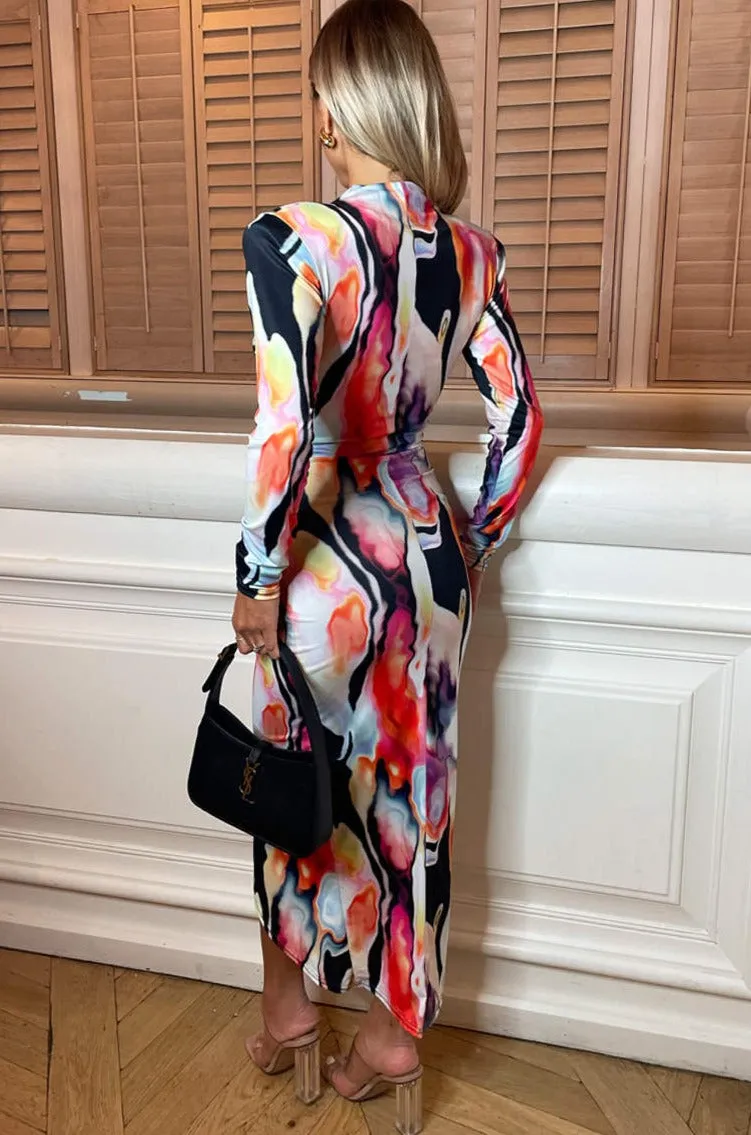 Betty Multi Print Dress sold by Va Va Voom product image thumbnail 2