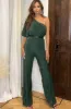 Farida Green Shimmer Jumpsuit sold by Va Va Voom