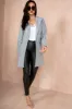 Julissa Grey Double Breasted Coat sold by Va Va Voom