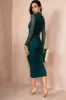 Earlene Teal Mesh Dress sold by Va Va Voom
