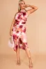 Alessia Blush Print Dress sold by Va Va Voom