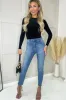 Gracie Black Slinky Bodysuit sold by Va Va Voom