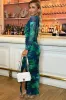 Cameron Green Mesh Print Dress sold by Va Va Voom