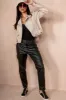 Wynter Cream Leather Look Biker Jacket sold by Va Va Voom